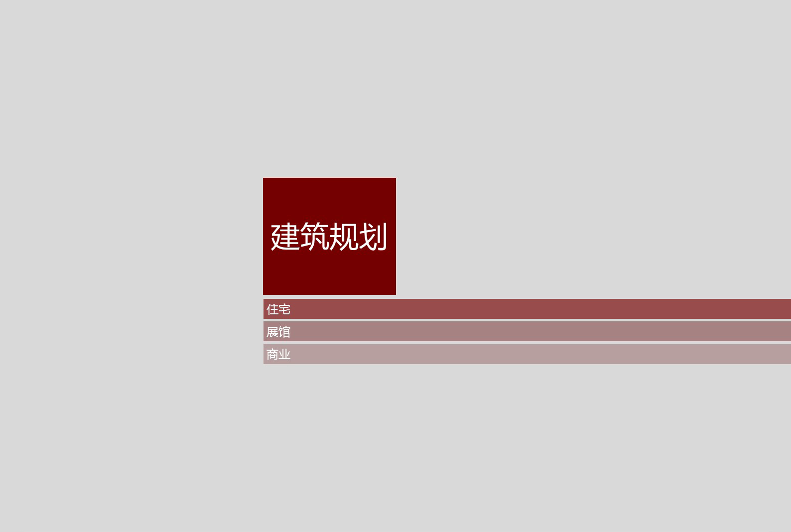 Responsive Nav in various sizes